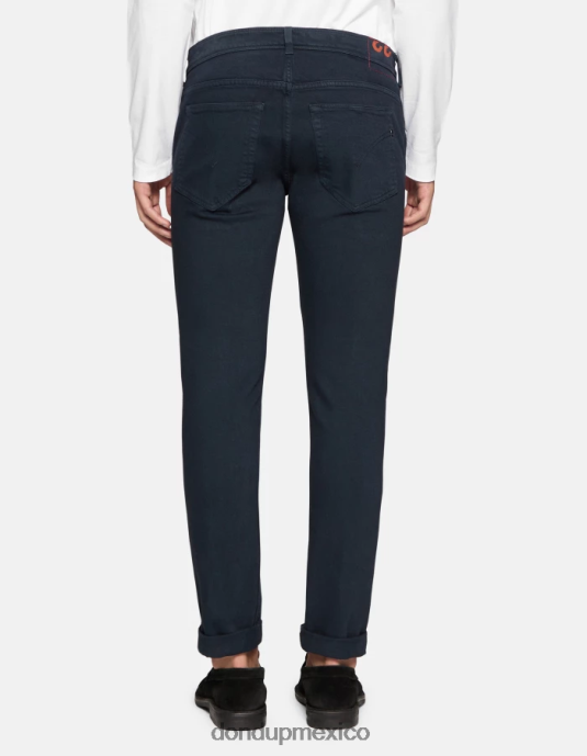 Azul marino DONDUP hombres Vaqueros ajustados Konor en denim elástico Bull vestir D0VXD663