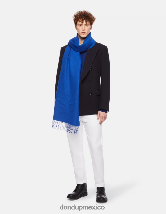Azul marino DONDUP hombres blazer de tela con doble botonadura vestir D0VXD923