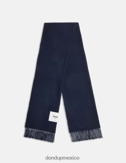 Azul marino DONDUP hombres bufanda de lana accesorios D0VXD1002