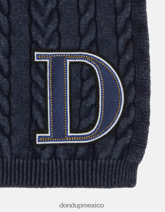Azul marino DONDUP hombres bufanda de lana accesorios D0VXD944