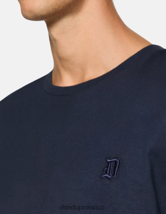 Azul marino DONDUP hombres camiseta de punto regular fit vestir D0VXD793