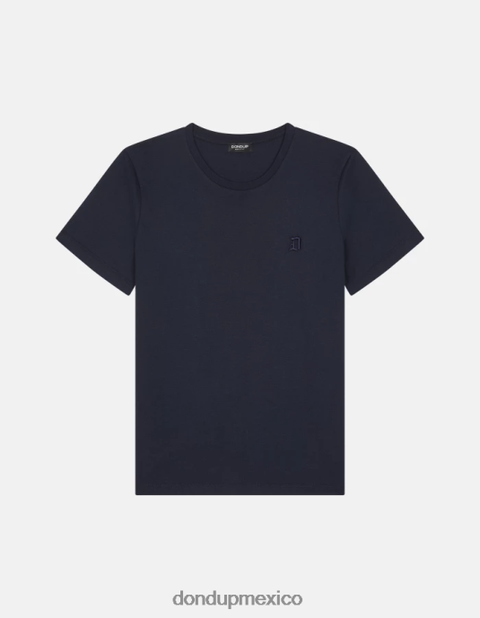 Azul marino DONDUP hombres camiseta de punto regular fit vestir D0VXD793