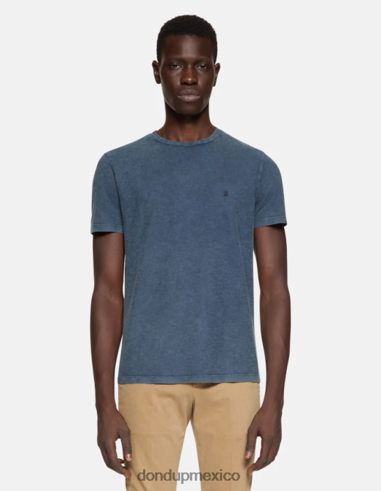Azul marino DONDUP hombres camiseta de punto regular fit vestir D0VXD797