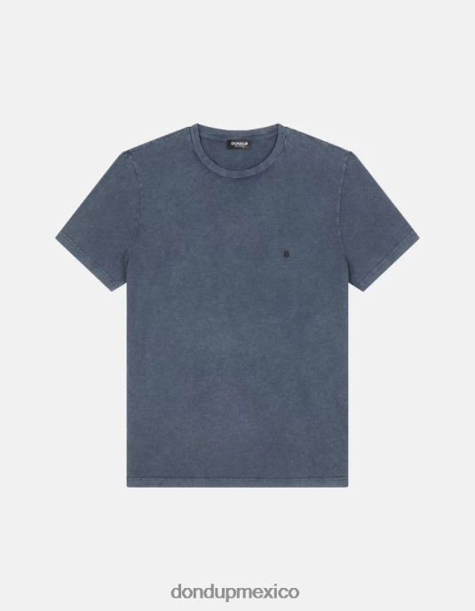 Azul marino DONDUP hombres camiseta de punto regular fit vestir D0VXD797