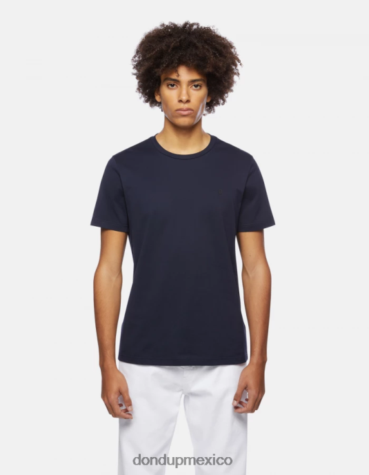 Azul marino DONDUP hombres camiseta de punto regular fit vestir D0VXD800