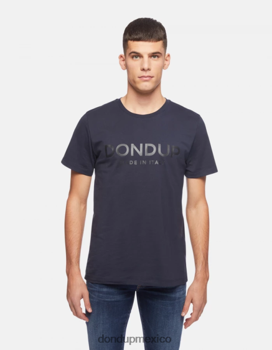 Azul marino DONDUP hombres camiseta de punto regular fit vestir D0VXD813