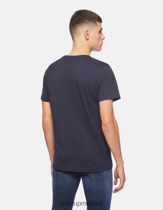 Azul marino DONDUP hombres camiseta de punto regular fit vestir D0VXD813