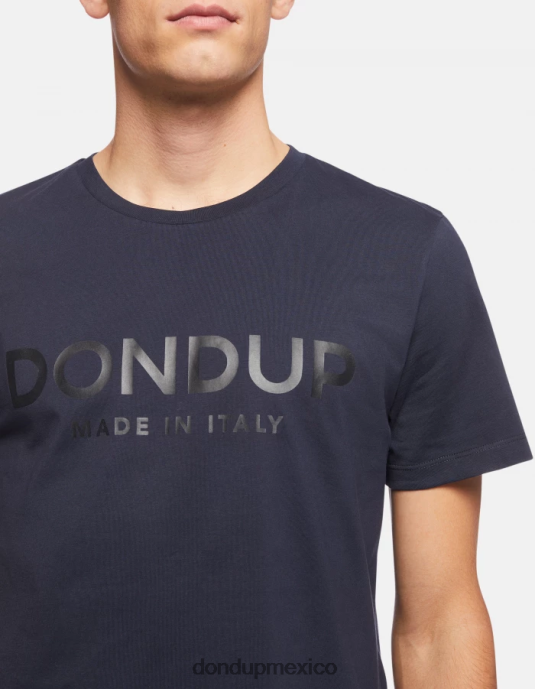 Azul marino DONDUP hombres camiseta de punto regular fit vestir D0VXD813
