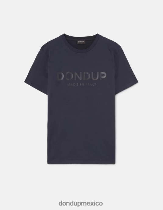 Azul marino DONDUP hombres camiseta de punto regular fit vestir D0VXD813