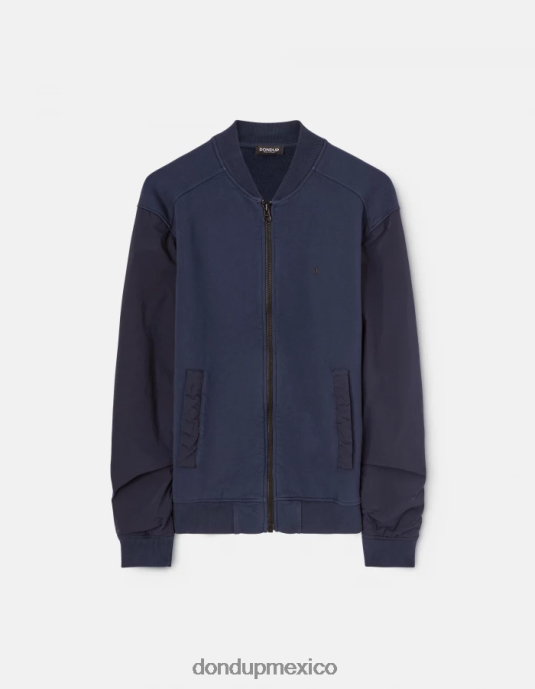 Azul marino DONDUP hombres chaqueta bomber regular fit de lana vestir D0VXD839