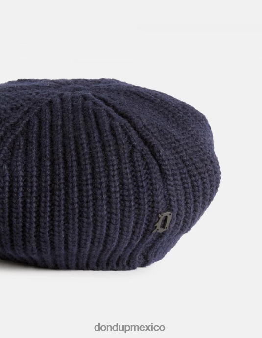 Azul marino DONDUP hombres gorra de béisbol en mezcla de cachemir accesorios D0VXD942