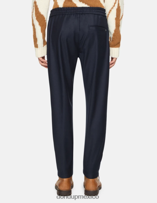 Azul marino DONDUP hombres joggers de franela yuri vestir D0VXD730