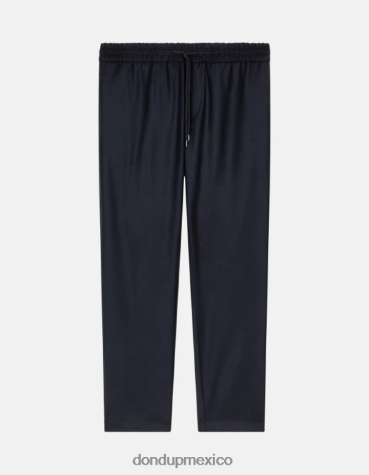 Azul marino DONDUP hombres joggers de franela yuri vestir D0VXD730