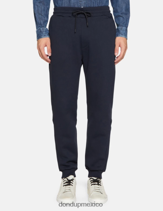 Azul marino DONDUP hombres joggers regular fit de lana vestir D0VXD713