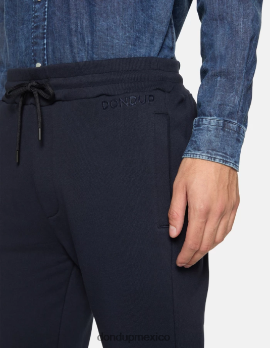 Azul marino DONDUP hombres joggers regular fit de lana vestir D0VXD713