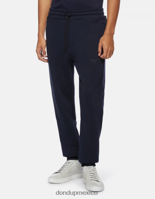Azul marino DONDUP hombres joggers regular fit de lana vestir D0VXD771