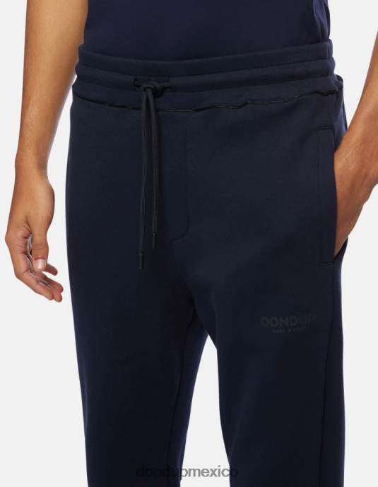Azul marino DONDUP hombres joggers regular fit de lana vestir D0VXD771