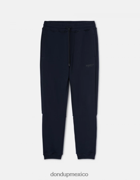 Azul marino DONDUP hombres joggers regular fit de lana vestir D0VXD771