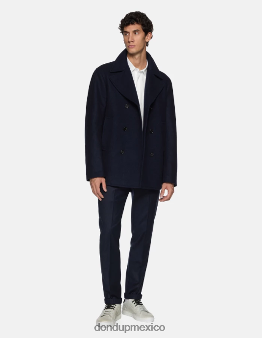 Azul marino DONDUP hombres pantalones gaubert de franela slim vestir D0VXD786