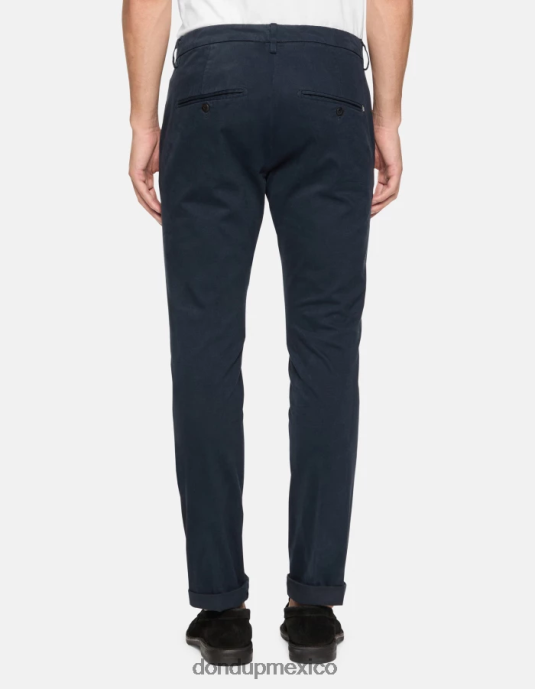 Azul marino DONDUP hombres pantalones gaubert slim de algodón vestir D0VXD690