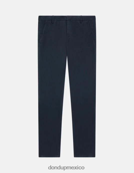 Azul marino DONDUP hombres pantalones gaubert slim de algodón vestir D0VXD690
