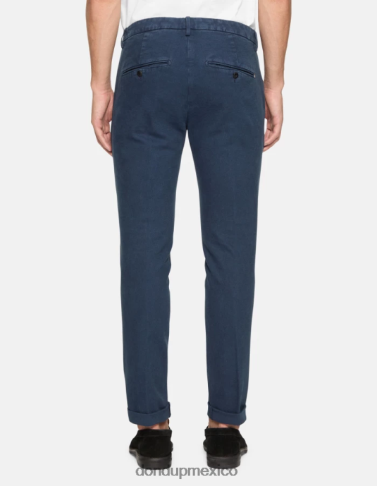 Azul marino DONDUP hombres pantalones gaubert slim de algodón vestir D0VXD711