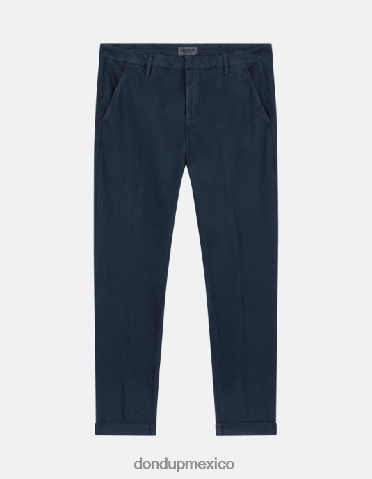 Azul marino DONDUP hombres pantalones gaubert slim de algodón vestir D0VXD778