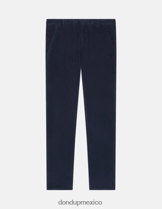 Azul marino DONDUP hombres pantalones gaubert slim de terciopelo vestir D0VXD767