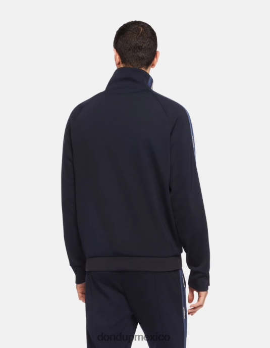 Azul marino DONDUP hombres sudadera regular fit con cuello alto vestir D0VXD834