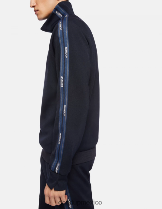 Azul marino DONDUP hombres sudadera regular fit con cuello alto vestir D0VXD834