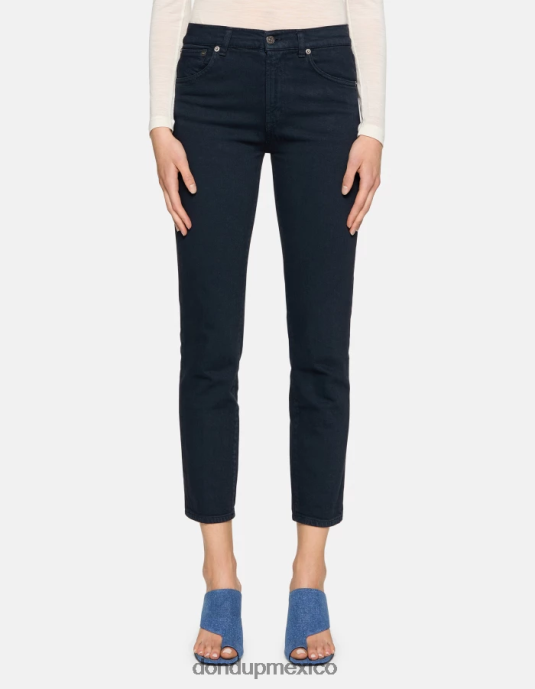 Azul marino DONDUP mujer Vaqueros slim fit Daila en denim elástico Bull vestir D0VXD1
