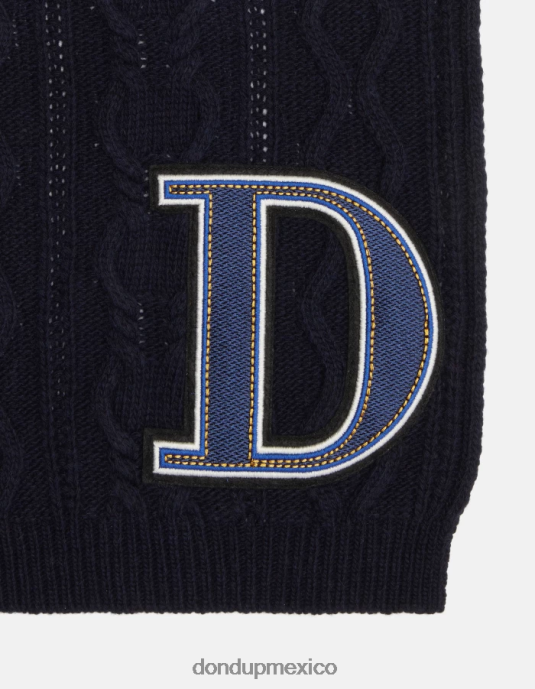 Azul marino DONDUP mujer bufanda de lana accesorios D0VXD520