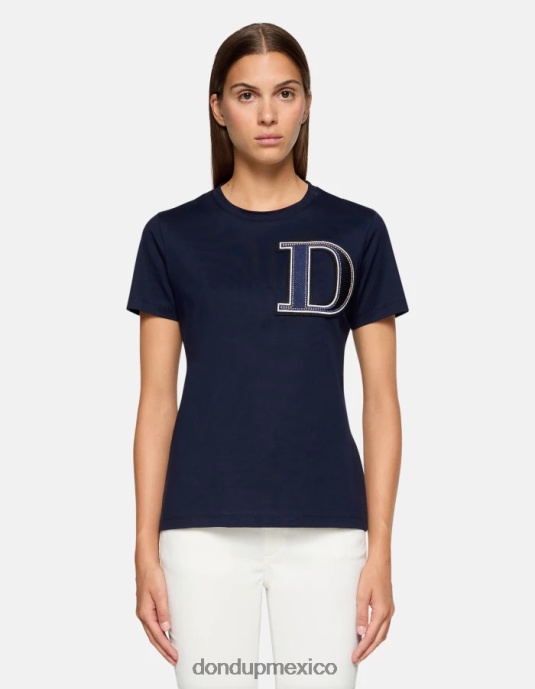 Azul marino DONDUP mujer camiseta de punto regular fit vestir D0VXD416