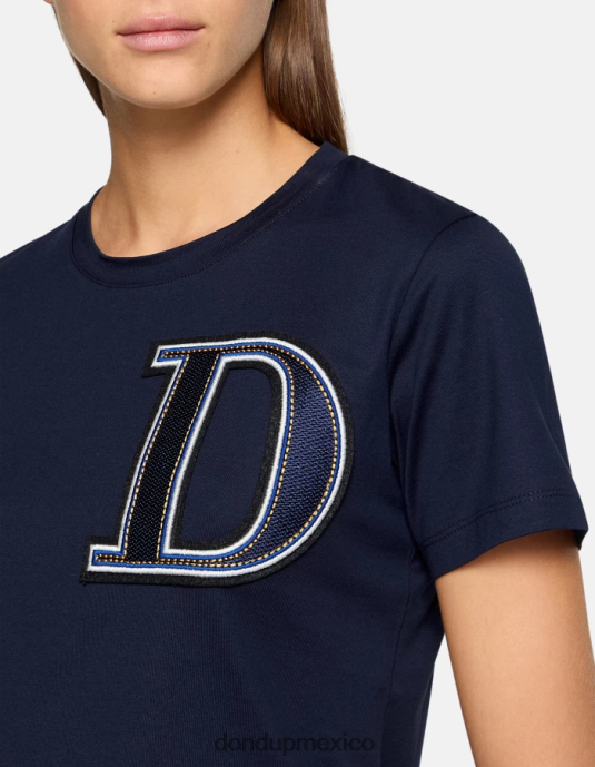 Azul marino DONDUP mujer camiseta de punto regular fit vestir D0VXD416