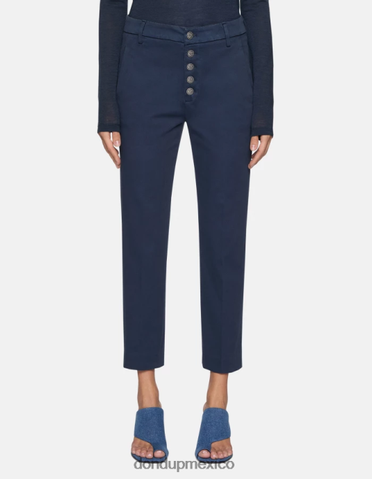 Azul marino DONDUP mujer pantalones holgados de tricotina nima vestir D0VXD233