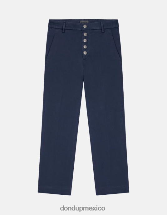 Azul marino DONDUP mujer pantalones holgados de tricotina nima vestir D0VXD233