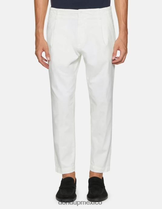 alabastro DONDUP hombres pantalones ben carrot fit de algodón vestir D0VXD717
