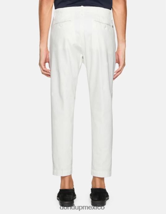 alabastro DONDUP hombres pantalones ben carrot fit de algodón vestir D0VXD717