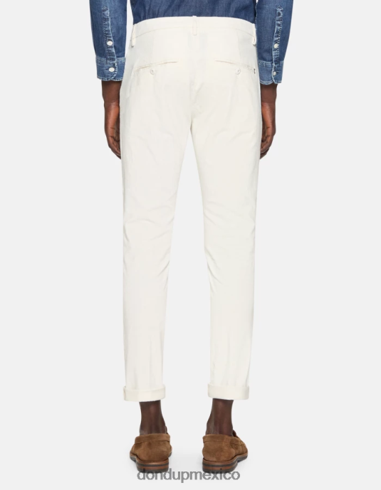 alabastro DONDUP hombres pantalones gaubert slim de terciopelo vestir D0VXD761
