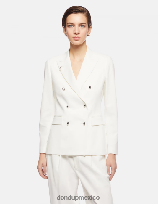 alabastro DONDUP mujer blazer de algodón con doble botonadura vestir D0VXD369