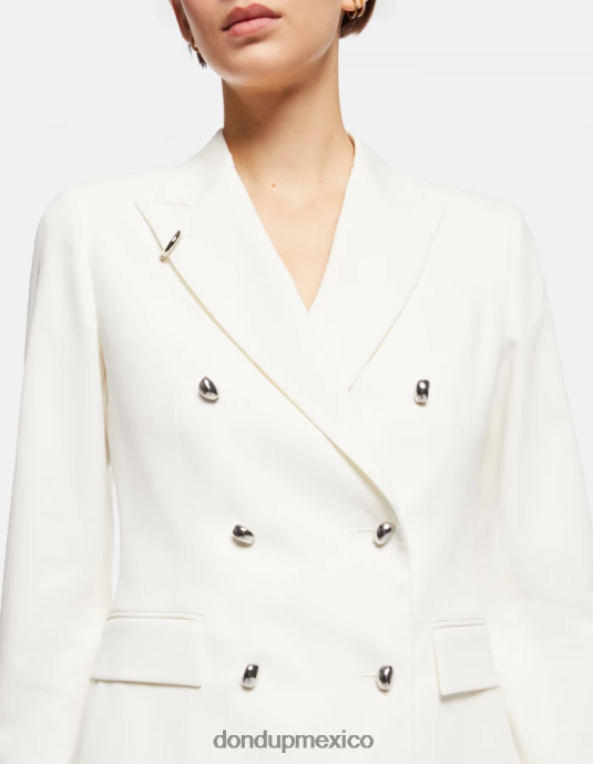 alabastro DONDUP mujer blazer de algodón con doble botonadura vestir D0VXD369