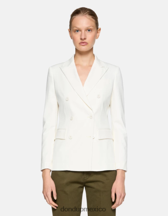 alabastro DONDUP mujer blazer de algodón con doble botonadura vestir D0VXD372