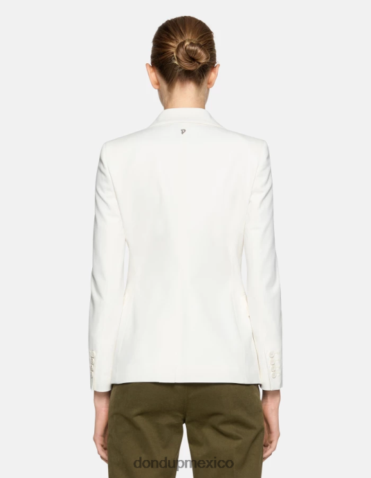 alabastro DONDUP mujer blazer de algodón con doble botonadura vestir D0VXD372