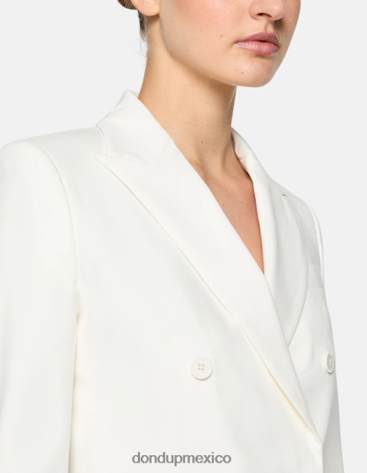 alabastro DONDUP mujer blazer de algodón con doble botonadura vestir D0VXD372
