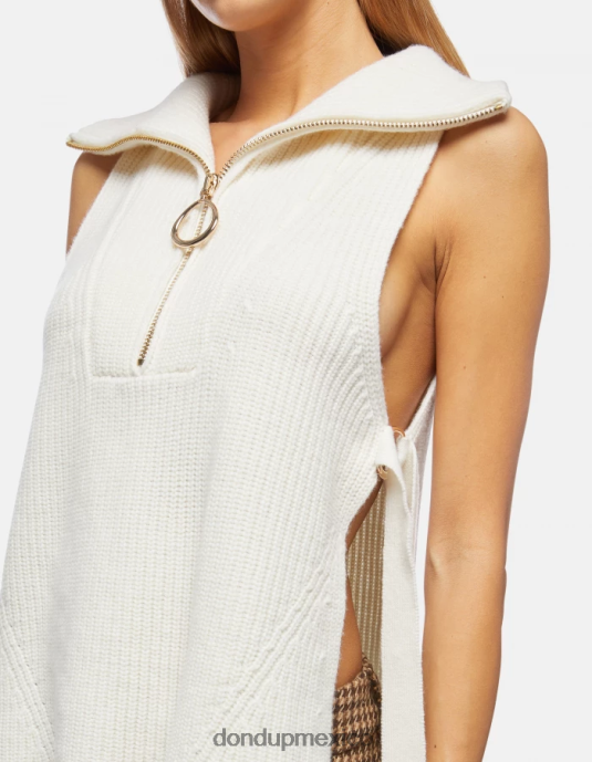 alabastro DONDUP mujer chaleco regular fit de lana vestir D0VXD311