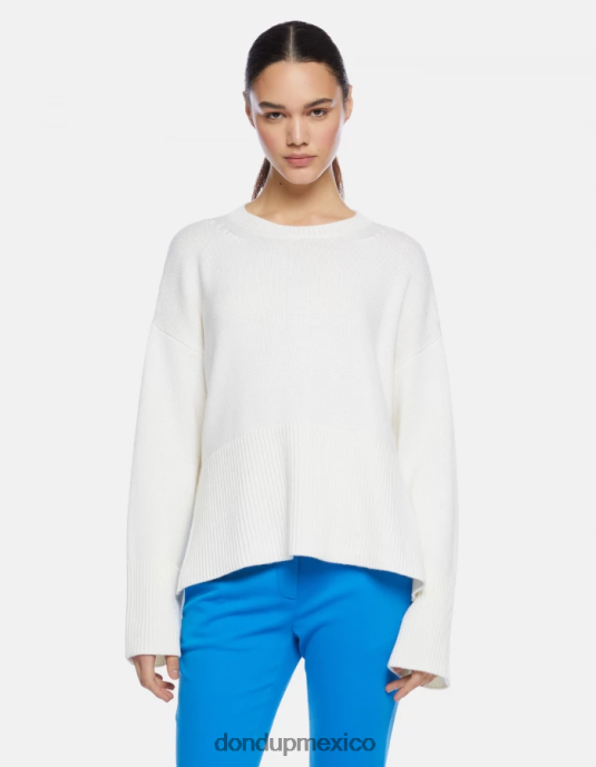 alabastro DONDUP mujer jersey de lana con cuello redondo vestir D0VXD298
