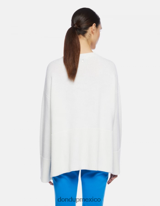 alabastro DONDUP mujer jersey de lana con cuello redondo vestir D0VXD298