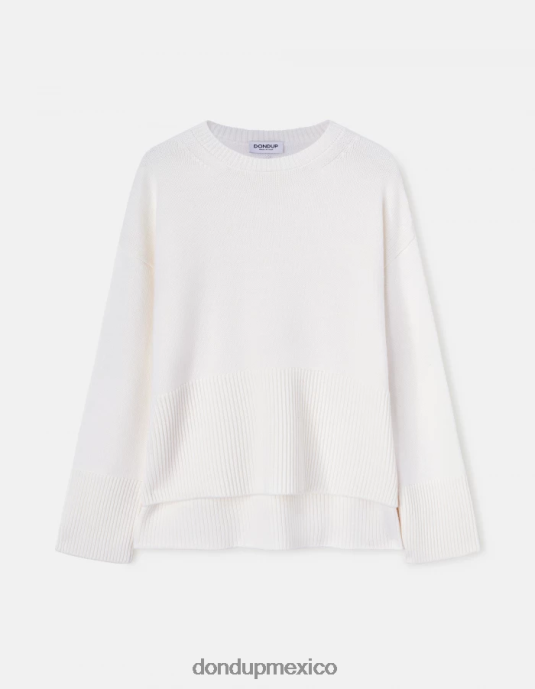 alabastro DONDUP mujer jersey de lana con cuello redondo vestir D0VXD298