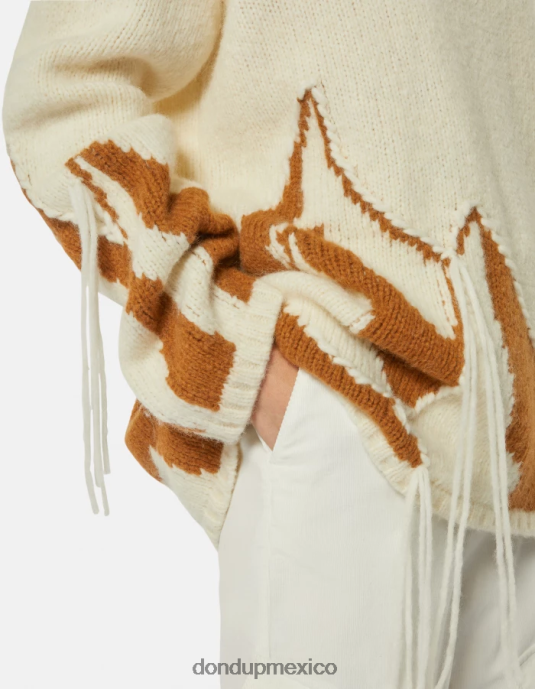 alabastro DONDUP mujer jersey de lana de alpaca con cuello en V vestir D0VXD321