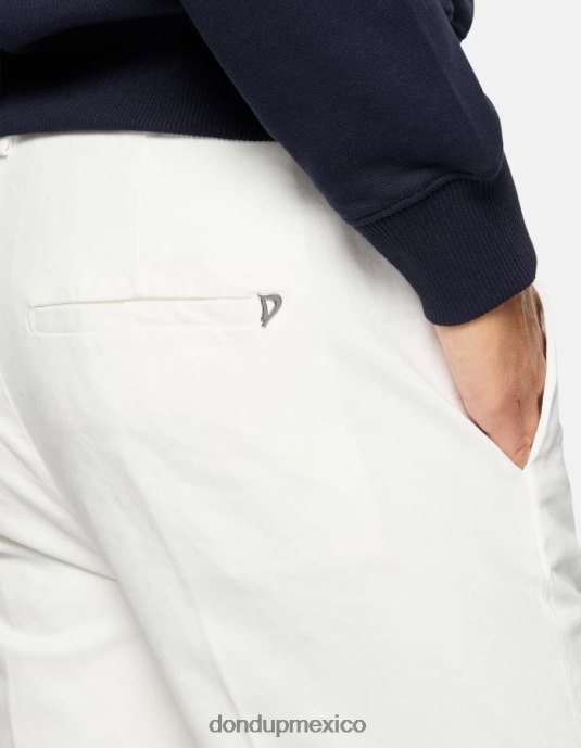 alabastro DONDUP mujer pantalones ariel carrot-fit de algodón de 27 pulgadas vestir D0VXD166